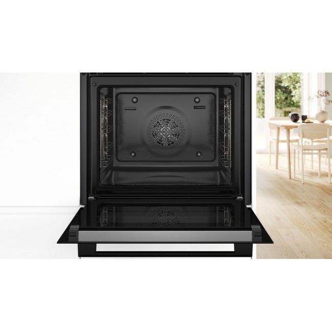 BOSCH Serie 2 HBA571BB4 oven 71 L 3600 W Black + BOSCH HEZ538000 guide rail