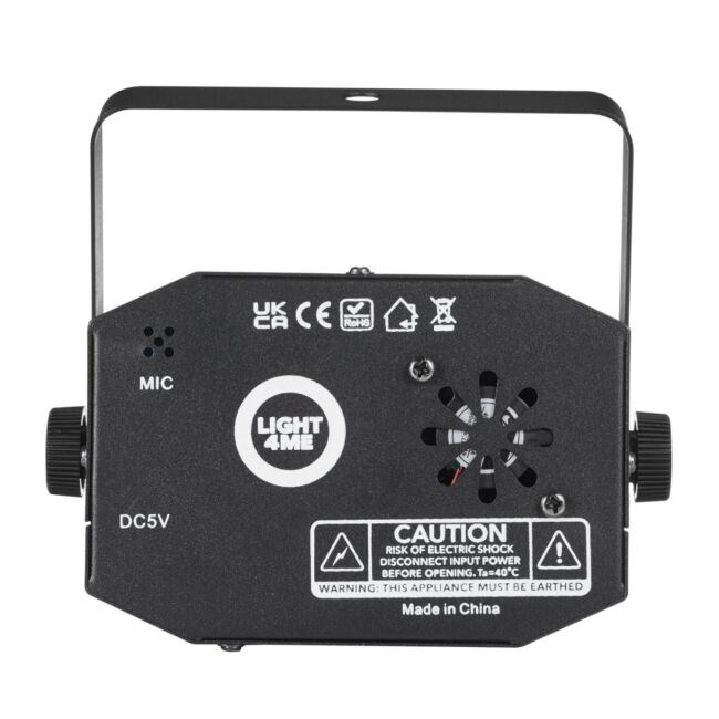 LIGHT4ME GIG Set 1 - set (smoke machine + 1 litre smoke fluid + 4-in-1 lighting effect)