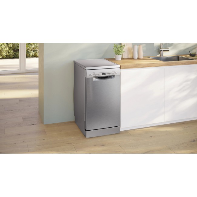 Bosch SPS2HKI02E Freestanding dishwasher 45 cm Brushed steel
