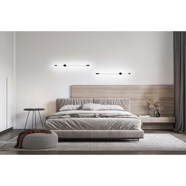 Activejet Lungo Black LED Wall Light