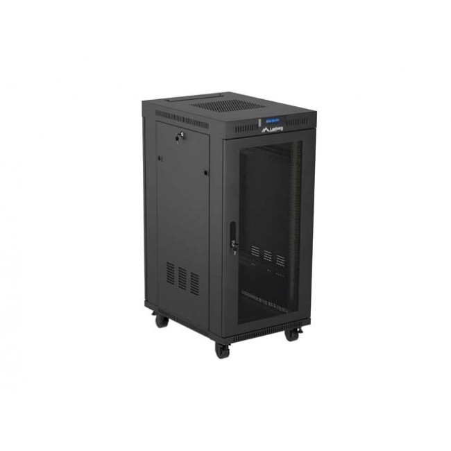 Lanberg FF01-6824-23BL rack cabinet 24U Freestanding rack Black Lanberg FF01-6824-23BL rack cabinet 24U Freestanding rack Black