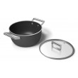 Smeg CSF2412BLM multi pot Black Aluminium, Stainless steel 5.4 L 24 cm