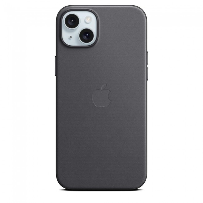Apple iPhone 15 Plus FineWoven Case with MagSafe - Black Apple iPhone 15 Plus FineWoven Case with MagSafe - Black