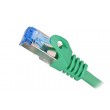 LANBERG PATCHCORD S/FTP CAT.6A 0.5M GREEN LSZH