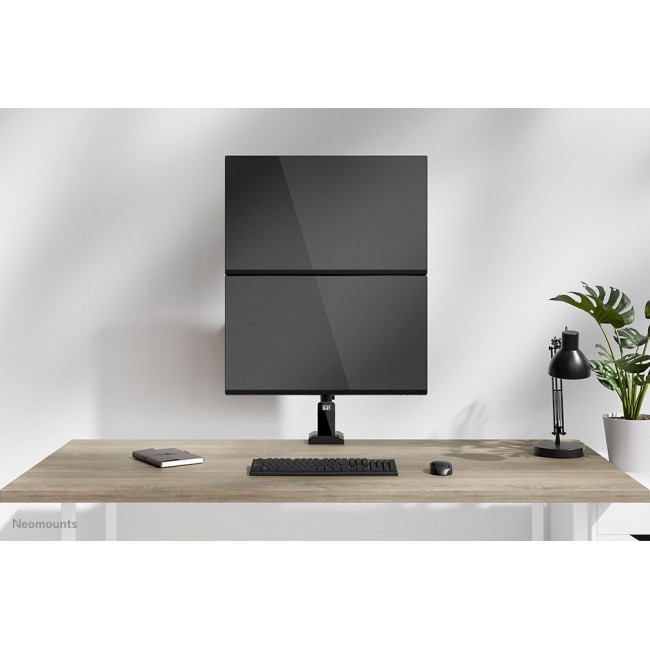 Neomounts DS60-600BL2V Dual monitor arm 10-32