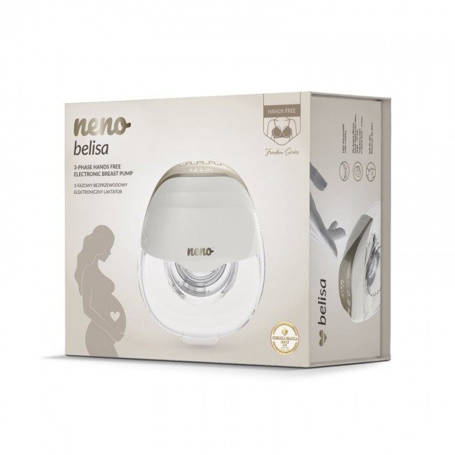 NENO BELISA TWIN 3-PHASE CORDLESS HANDS-FREE ELECTRONIC BREAST PUMP
