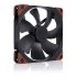 Noctua NF-A14 Computer case Fan 14 cm Black, Brown 1 pc(s)