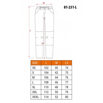 NEO tools 81-231-L protective trousers