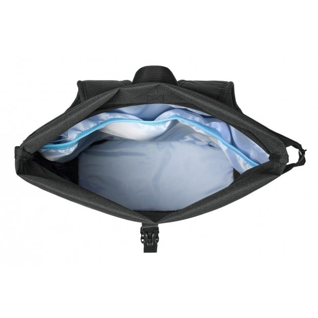 Rivacase Gremio backpack City backpack Black Polyester, Recycled polyethylene terephthalate (rPET)