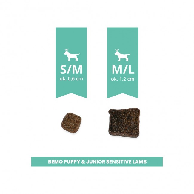 BEMO Sensitive Junior Lamb Medium/Large Mono - dry dog food - 10kg