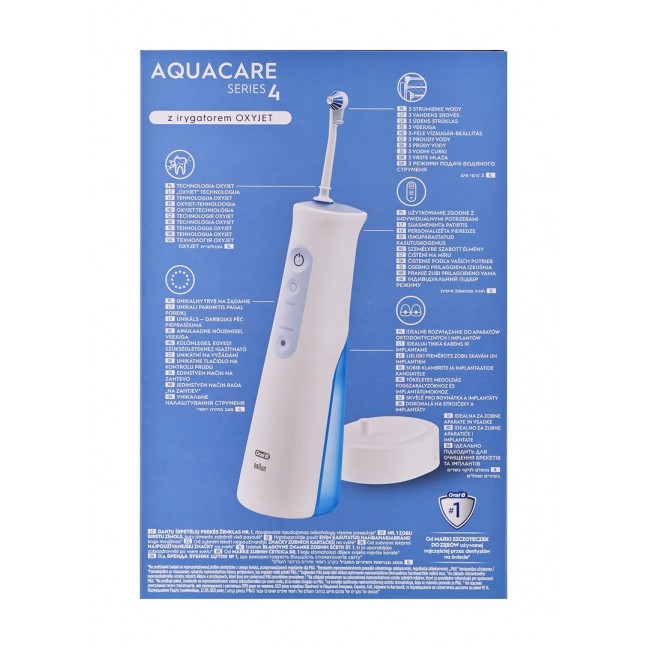 Oral-B Irrigator | Jet Aquacare 4 | 600 ml | Number of heads 2 | White