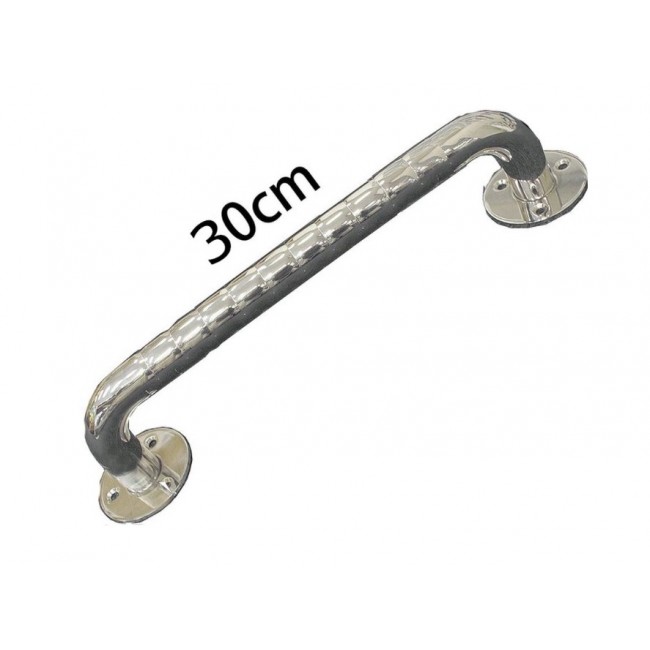 Stainless steel corrugated bathroom handrail 30 cm Stainless steel corrugated bathroom handrail 30 cm