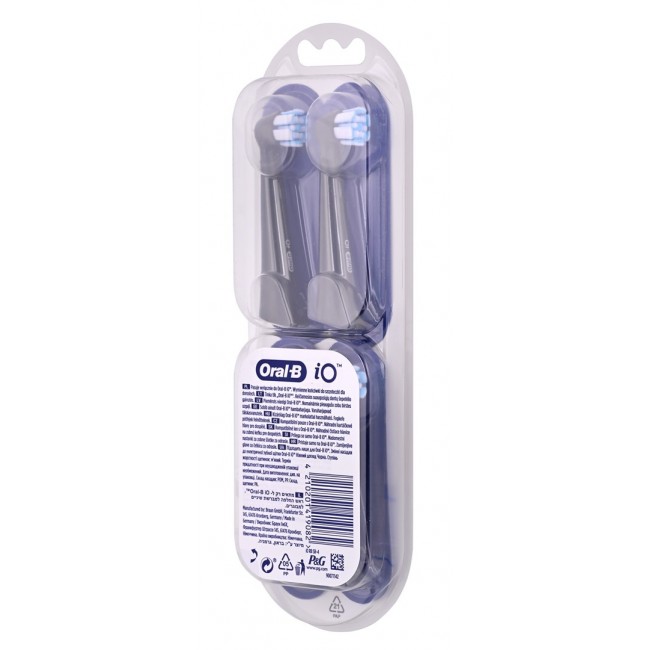 Toothbrush replacement heads ORAL-B iO Gentle Care black Toothbrush replacement heads ORAL-B iO Gentle Care black