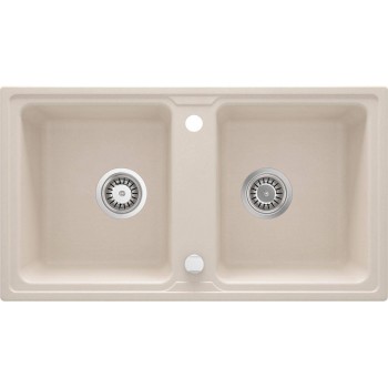 2-bowl granite sink