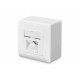 Digitus CAT 6, Class E, wall outlet, shielded, surface mount Digitus CAT 6, Class E, wall outlet, shielded, surface mount