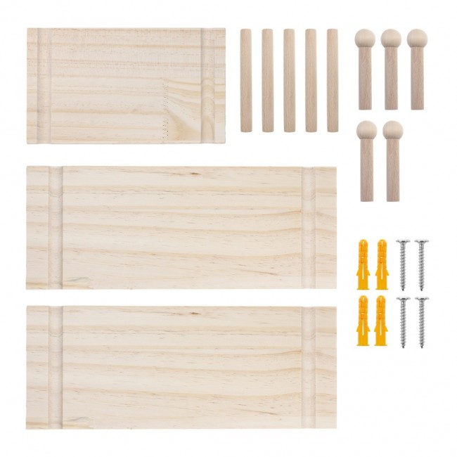 Maclean wooden board organizer, light wood color, 40x60 cm, max. 20 kg, MC-130 WD Maclean wooden board organizer, light wood color, 40x60 cm, max. 20 kg, MC-130 WD