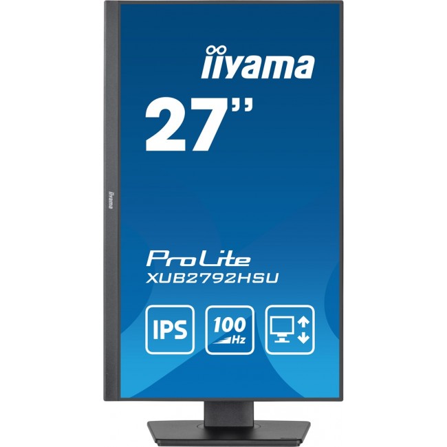 iiyama 27 IPS technology panel with height adjustable stand and 100Hz refresh rate iiyama 27 IPS technology panel with height adjustable stand and 100Hz refresh rate