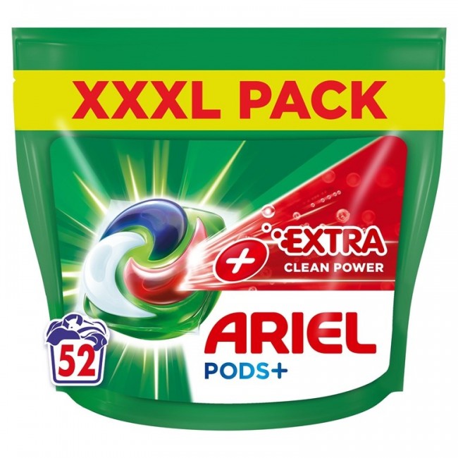 Ariel Extra Clean Washing Caps 52 pcs Ariel Extra Clean Washing Caps 52 pcs