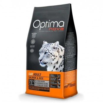 OPTIMANOVA Cat Salmon & Rice - dry cat food - 8kg