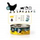 3COTY Chicken with spirulina - wet cat food - 80g