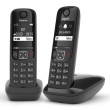 Gigaset AS690 Duo Analog/DECT telephone Caller ID Black Gigaset AS690 Duo Analog/DECT telephone Caller ID Black