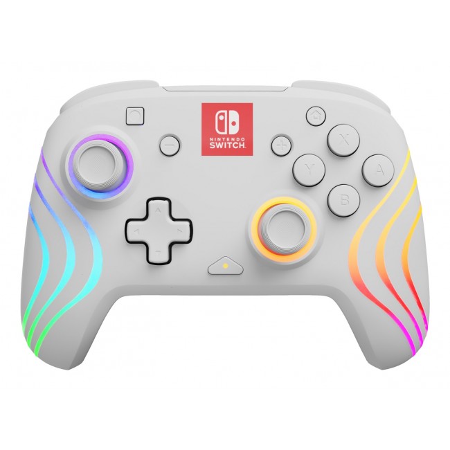 PDP Afterglow Wave White Gamepad Analogue / Digital Nintendo Switch, Nintendo Switch OLED
