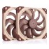 Noctua NF-A14X25 G2 PWM SX2-PP computer cooling system Computer case Fan 14 cm Beige 2 pc(s)