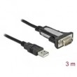 DeLOCK 65962 serial cable Black 3 m USB Type-A DB-9 DeLOCK 65962 serial cable Black 3 m USB Type-A DB-9
