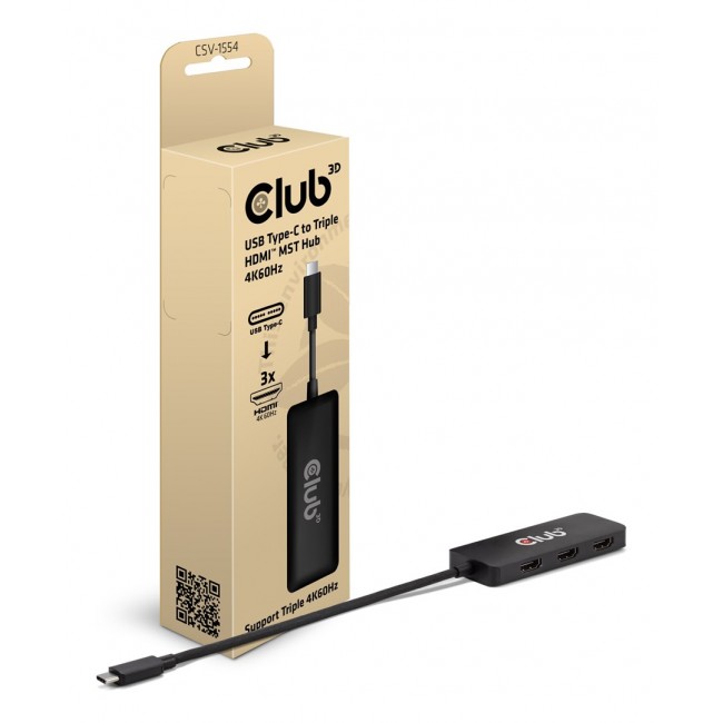CLUB3D USB-C to Triple HDMI 