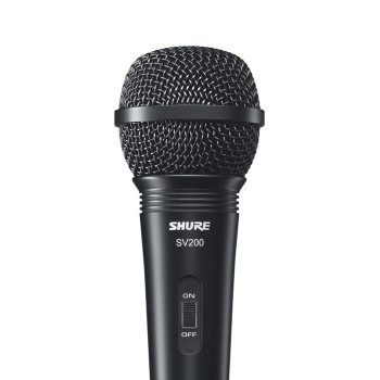 Shure SV200 microphone Black Karaoke microphone