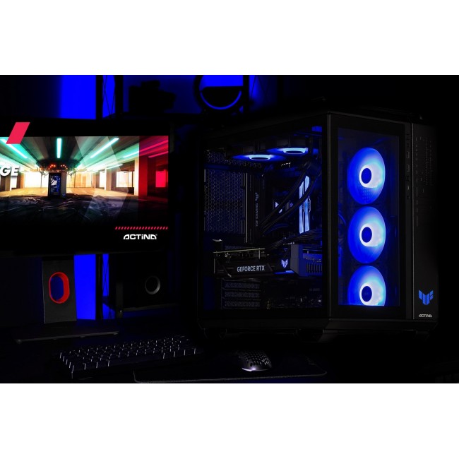 Actina 5901443411840 PC AMD Ryzen 7 7800X3D 32 GB DDR5-SDRAM 2 TB SSD NVIDIA GeForce RTX 5090 Midi Tower Black Actina 5901443411840 PC AMD Ryzen 7 7800X3D 32 GB DDR5-SDRAM 2 TB SSD NVIDIA GeForce RTX 5090 Midi Tower Black