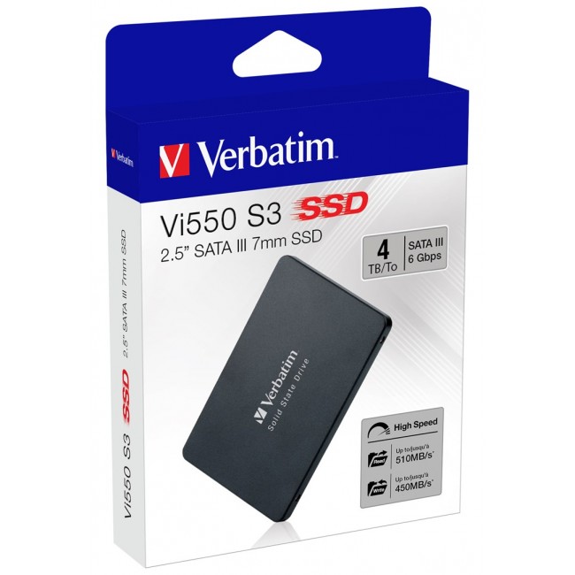 Verbatim Vi550 S3 SSD 4TB Verbatim Vi550 S3 SSD 4TB