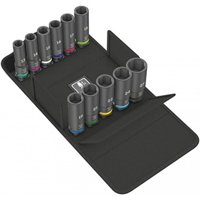 Wera 05004841001 impact socket Impact socket set Black Wera 05004841001 impact socket Impact socket set Black