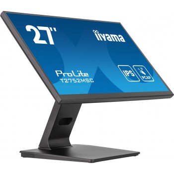 iiyama ProLite 27 Optical Bonded PCAP 10pt touchscreen monitor with IPS panel technology, edge-to-edge glass design and Anti-Glare coating