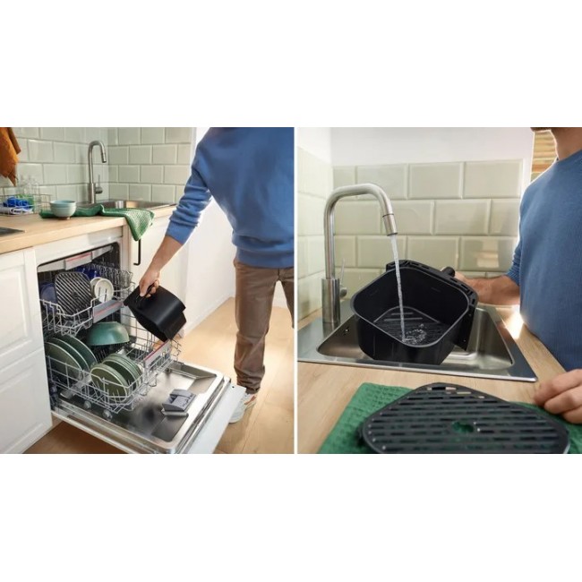 Bosch Serie 4 MAFS2462B fryer Single 6.1 L Stand-alone 2050 W Hot air fryer Black Bosch Serie 4 MAFS2462B fryer Single 6.1 L Stand-alone 2050 W Hot air fryer Black