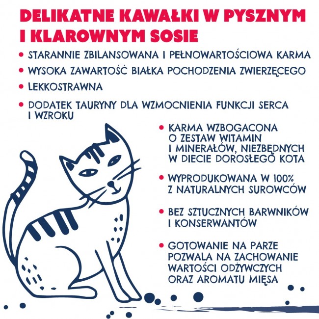 TEO Rich in beef - wet cat food - 850g