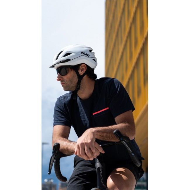 HJC CROSSER White Cycling Helmet, WHITE, Size L HJC CROSSER White Cycling Helmet, WHITE, Size L