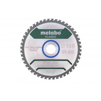 Metabo circular saw blade FZ/FA 190x30x48 Steel/Sa