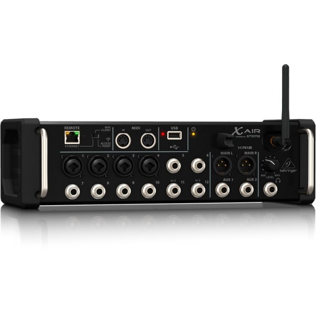 Behringer XR12 audio mixer 12 channels Black