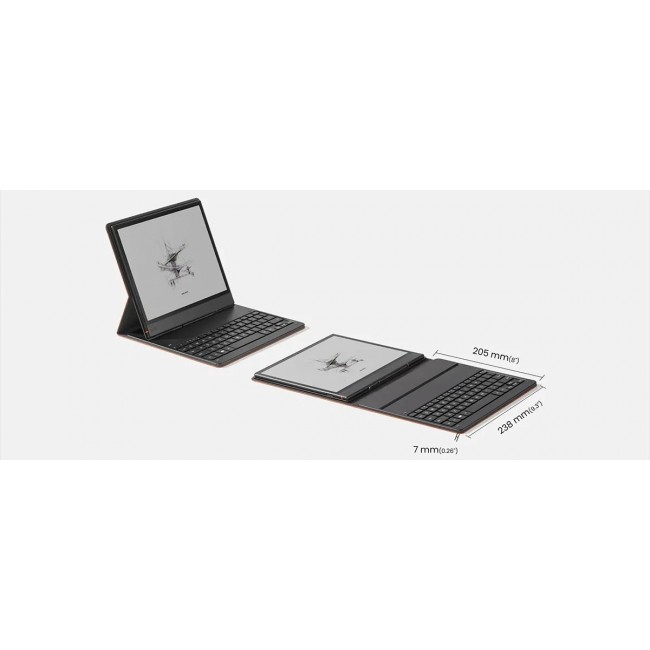 Onyx Boox Note Air 5 C Magnetic case with keyboard Brown