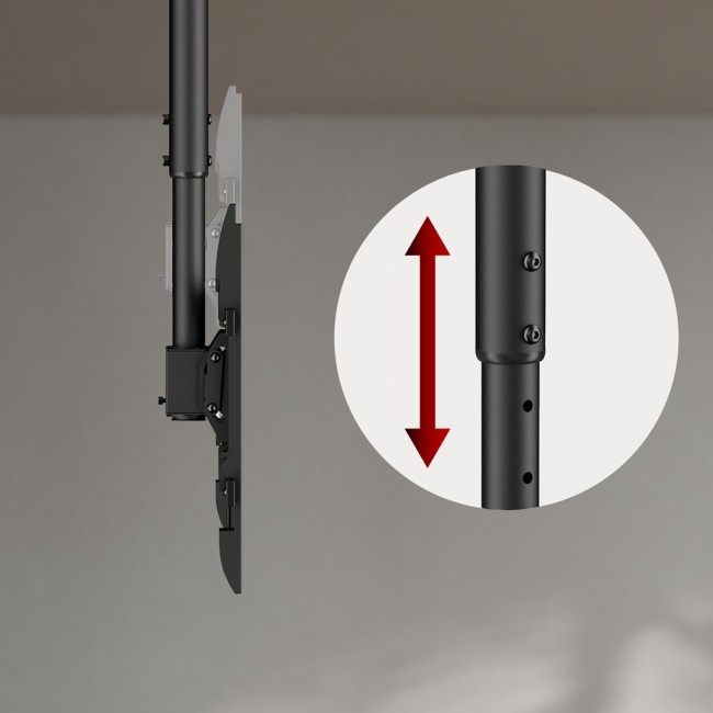Maclean ceiling mount for TV, max load 60kg, 43-86