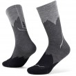 BUFF Merino Lightweight Crew Sock LWC3 Socks, Black L