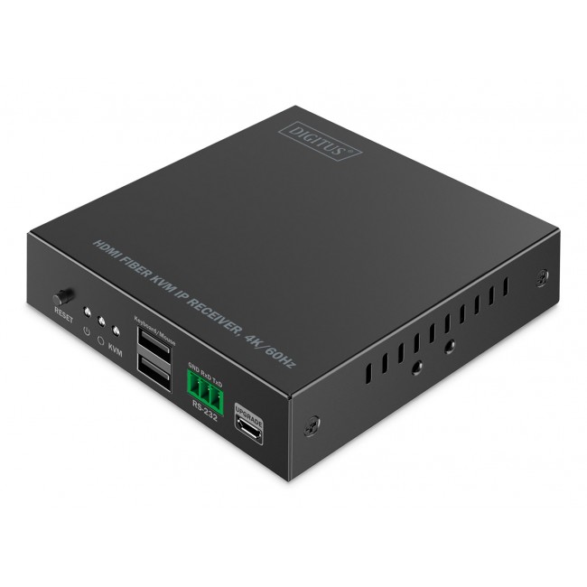 Digitus HDMI Fiber KVM IP Receiver, 4K/60Hz