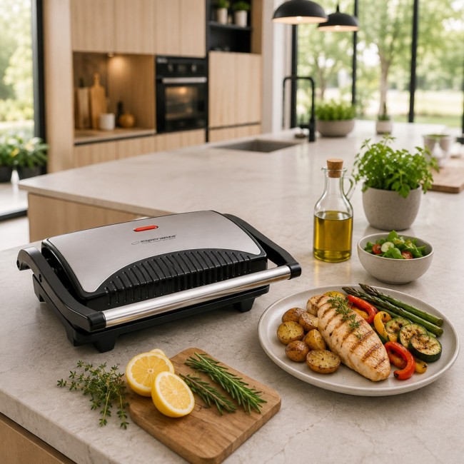 Esperanza EKG006 Electric grill 750W Inox/Black