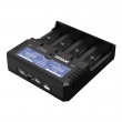 Charger for cylindrical Li-ion 18650 batteries Xtar VP4L+ Dragon