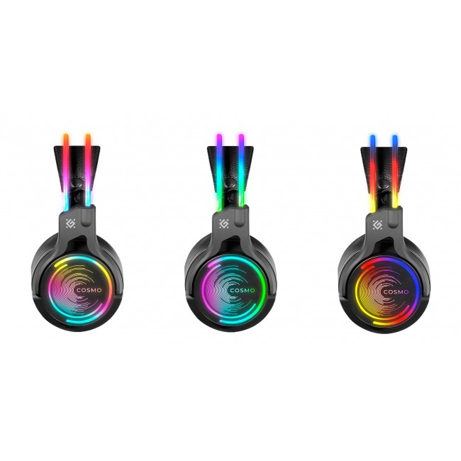 Defender COSMO PRO 7.1 VIRTUAL SOUND Backlit Gaming USB RGB + GAMING Headphones with Microphone