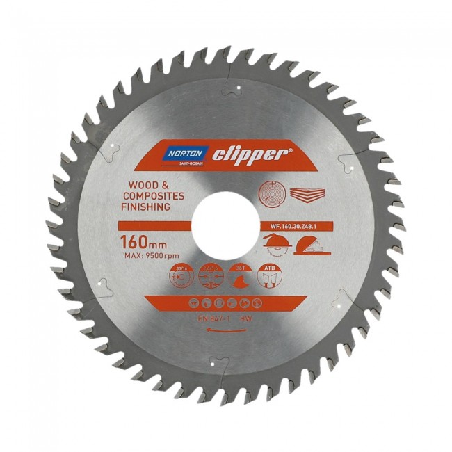 NORTON PI A TARCZOWA 160mm x 30mm x 48z DREWNO I KOMPOZYTY ATB (2,6 / 1,6) NORTON PI A TARCZOWA 160mm x 30mm x 48z DREWNO I KOMPOZYTY ATB (2,6 / 1,6)