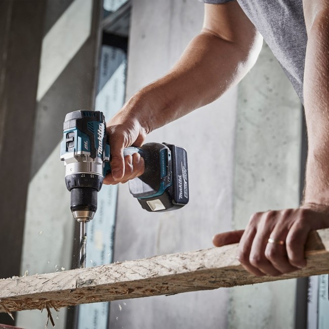 Makita DDF489RTJ power screwdriver/impact driver 1800 RPM Black, Blue, Steel