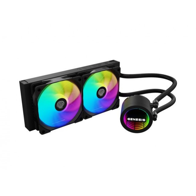 GENESIS NLG-2319 computer cooling system Computer case Liquid cooling kit Black GENESIS NLG-2319 computer cooling system Computer case Liquid cooling kit Black