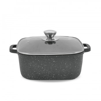 Maestro MR-2828 Pot with lid 28 cm 8 l Black